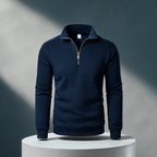 Sudadera Milano — Cuello Alto y Media Cremallera | Montevaro