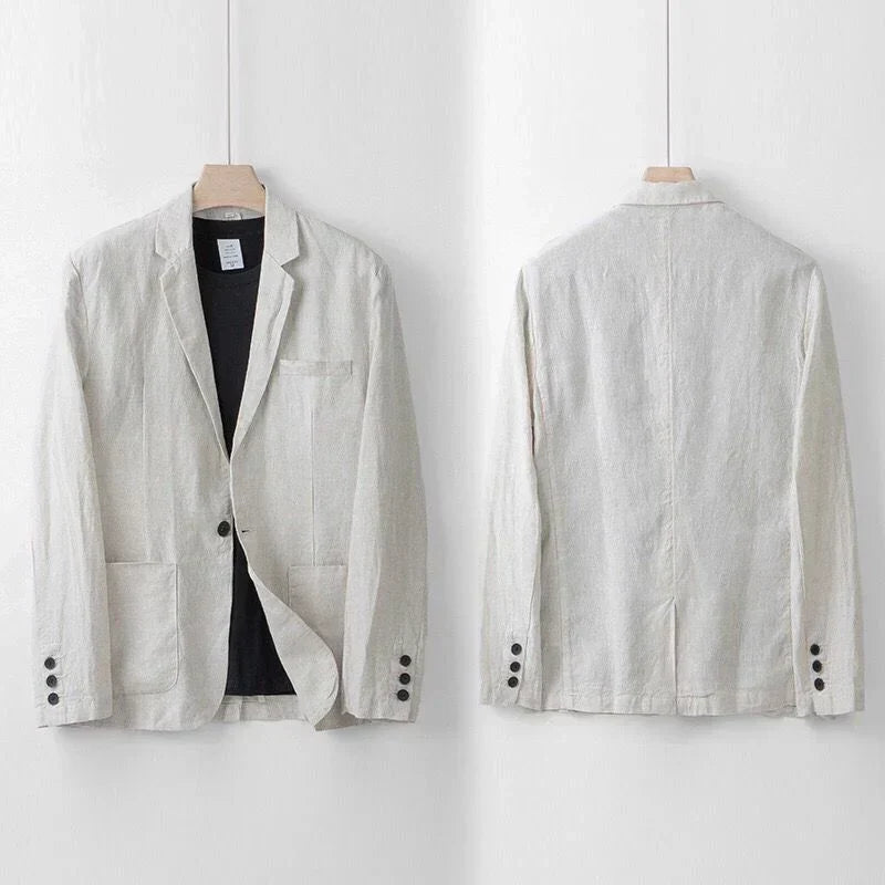 Bastian Linen Blend Suit Set
