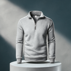 Sudadera Milano — Cuello Alto y Media Cremallera | Montevaro