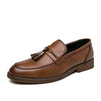Luciano Leather Tassel Loafers