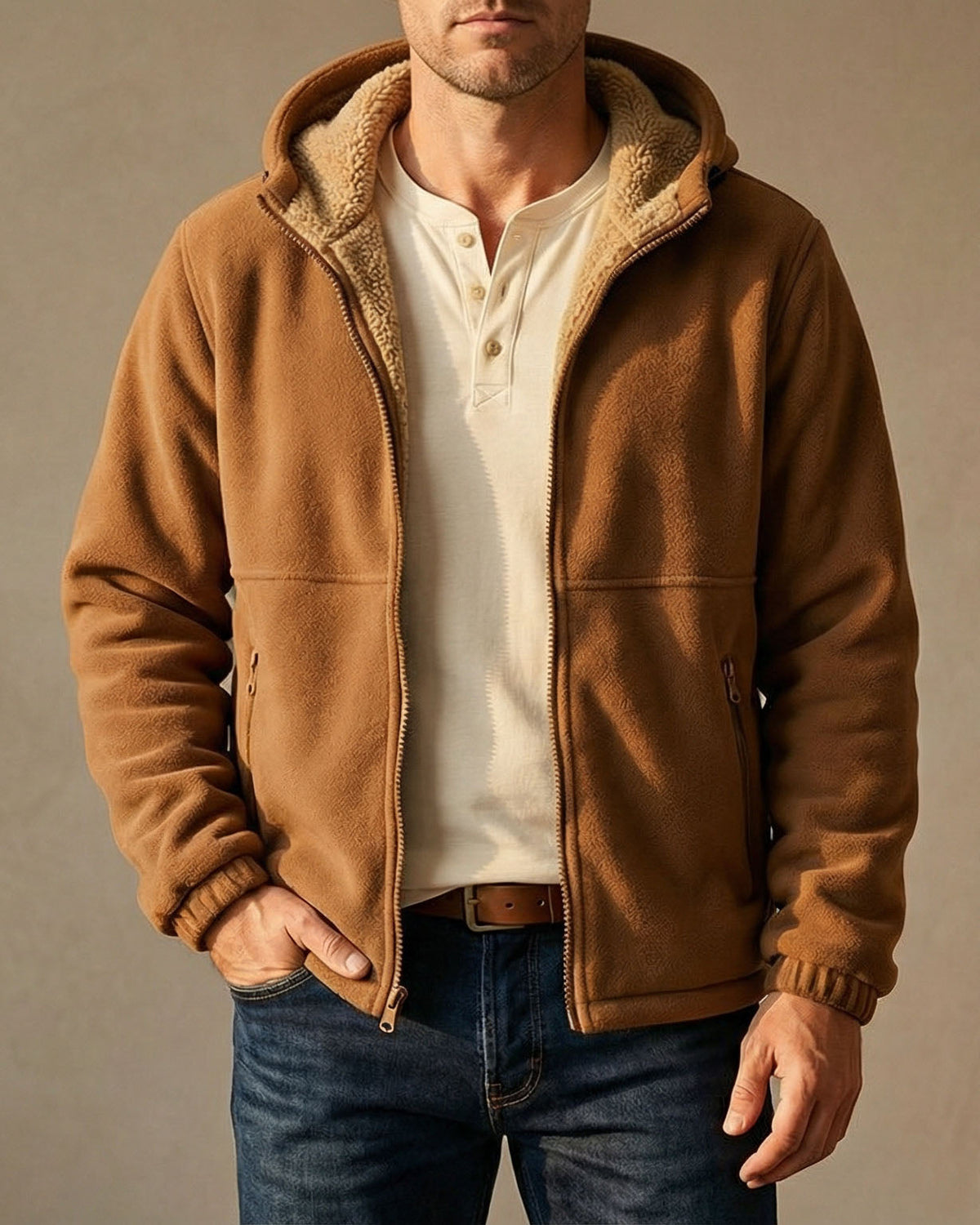 Ricardo Fleece-Lined Zip Hoodie