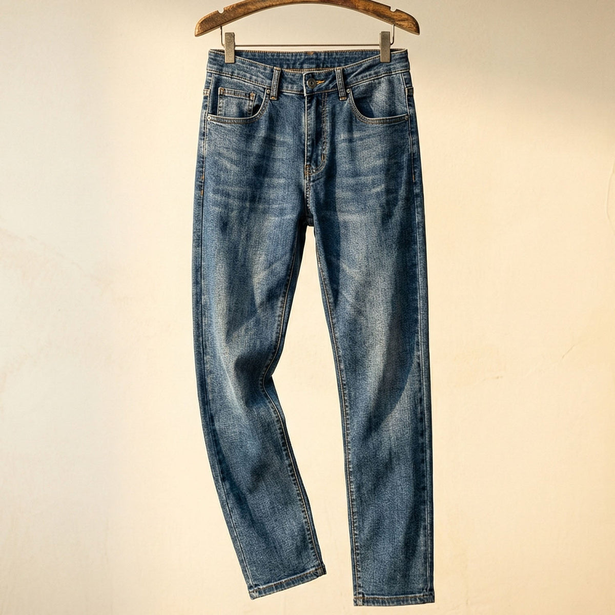 Matteo Fleece-Lined Denim Jeans