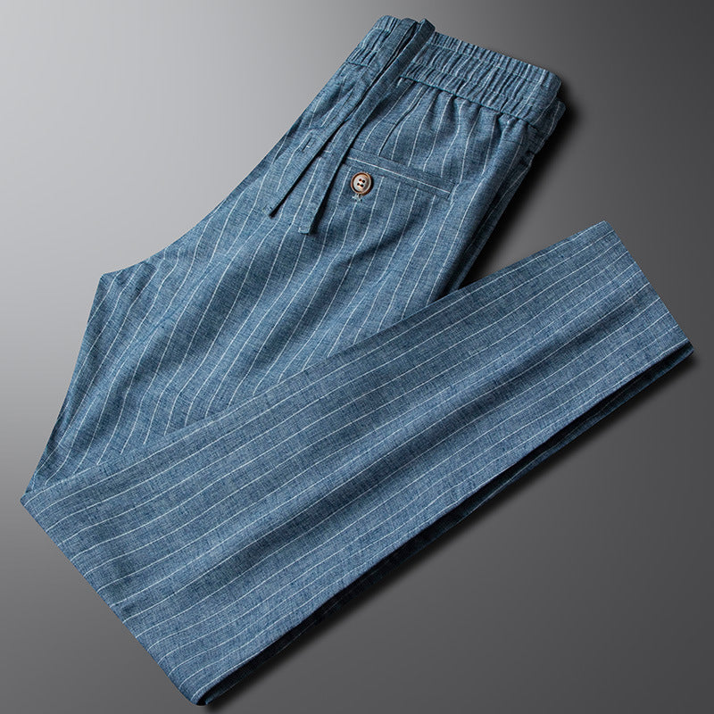 Emilien Linen-Cotton Trousers