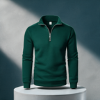 Sudadera Milano — Cuello Alto y Media Cremallera | Montevaro