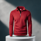 Sudadera Milano — Cuello Alto y Media Cremallera | Montevaro