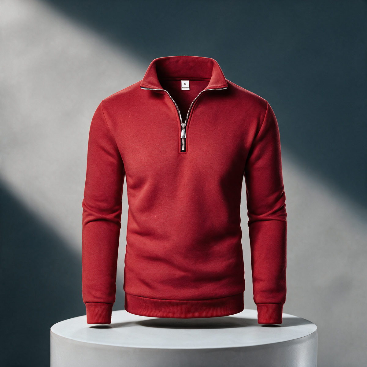Sudadera Milano — Cuello Alto y Media Cremallera | Montevaro