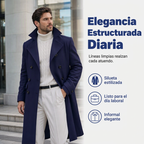 Abrigo Largo de Paño para Hombre Cruzado