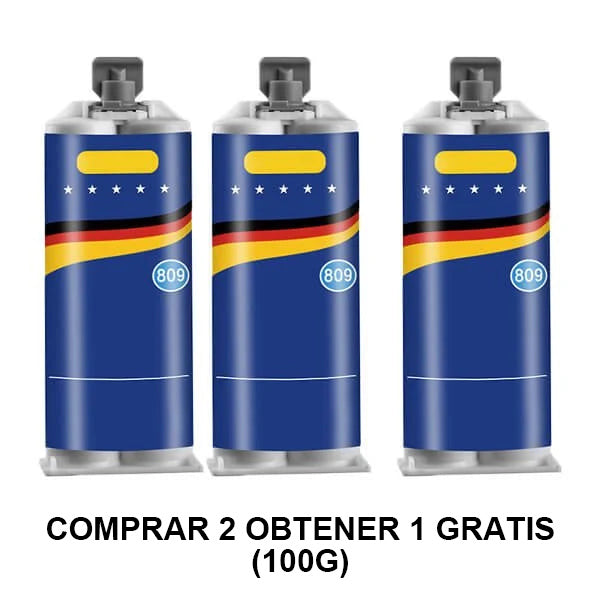 Adhesivo Epóxico para Reparar Metal de 2 Componentes