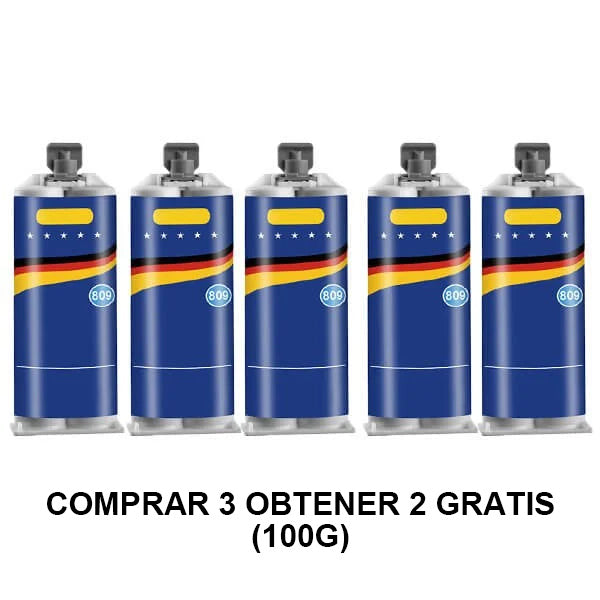 Adhesivo Epóxico para Reparar Metal de 2 Componentes