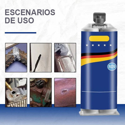 Adhesivo Epóxico para Reparar Metal de 2 Componentes