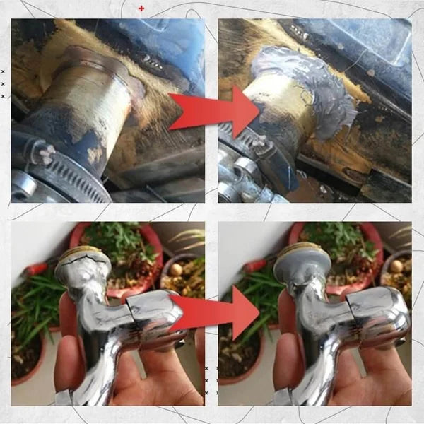 Adhesivo Epóxico para Reparar Metal de 2 Componentes