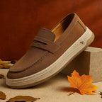 Angelo Penny Leather Loafers