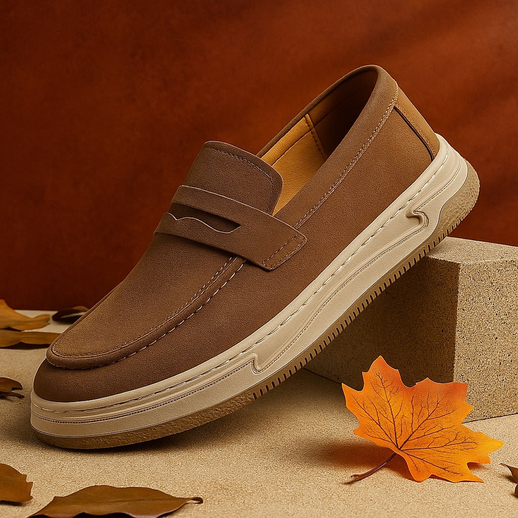 Angelo Penny Leather Loafers