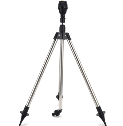 Aspersor de Trípode Telescópico de Acero Inoxidable 360°
