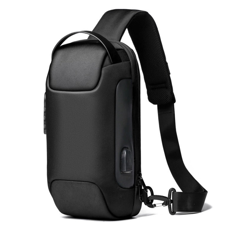 Bandolera Antirrobo para Hombre con Candado y Puerto USB