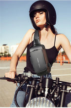 Bandolera Antirrobo para Hombre con Puerto USB y Candado