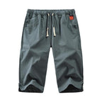 Bermuda de Algodón y Lino para Hombre
