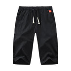 Bermuda de Algodón y Lino para Hombre
