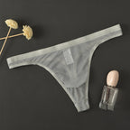 Bikini de Malla de Seda para Hombre Semitransparente