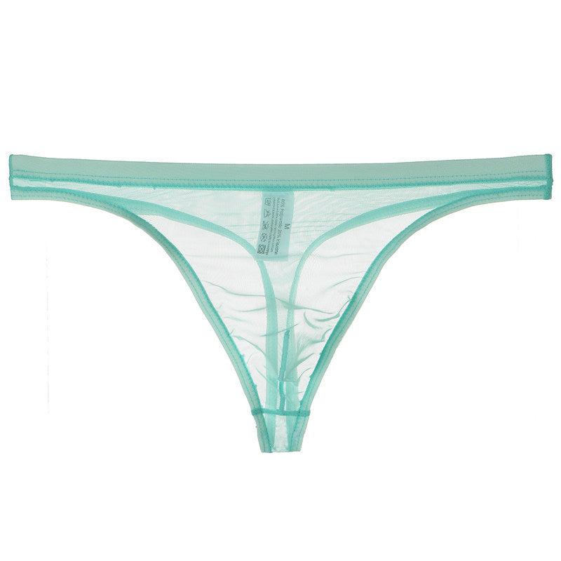 Bikini de Malla de Seda para Hombre Semitransparente