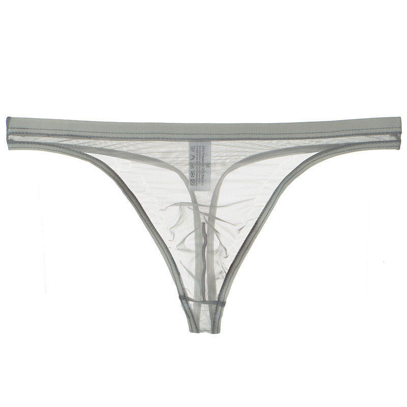 Bikini de Malla de Seda para Hombre Semitransparente