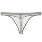 Bikini de Malla de Seda para Hombre Semitransparente