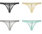 Bikini de Malla de Seda para Hombre Semitransparente