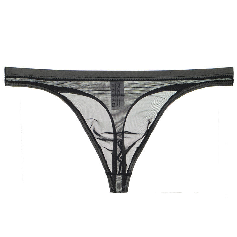 Bikini de Malla de Seda para Hombre Semitransparente