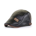 Boina de Cuero para Hombre Estilo Vintage