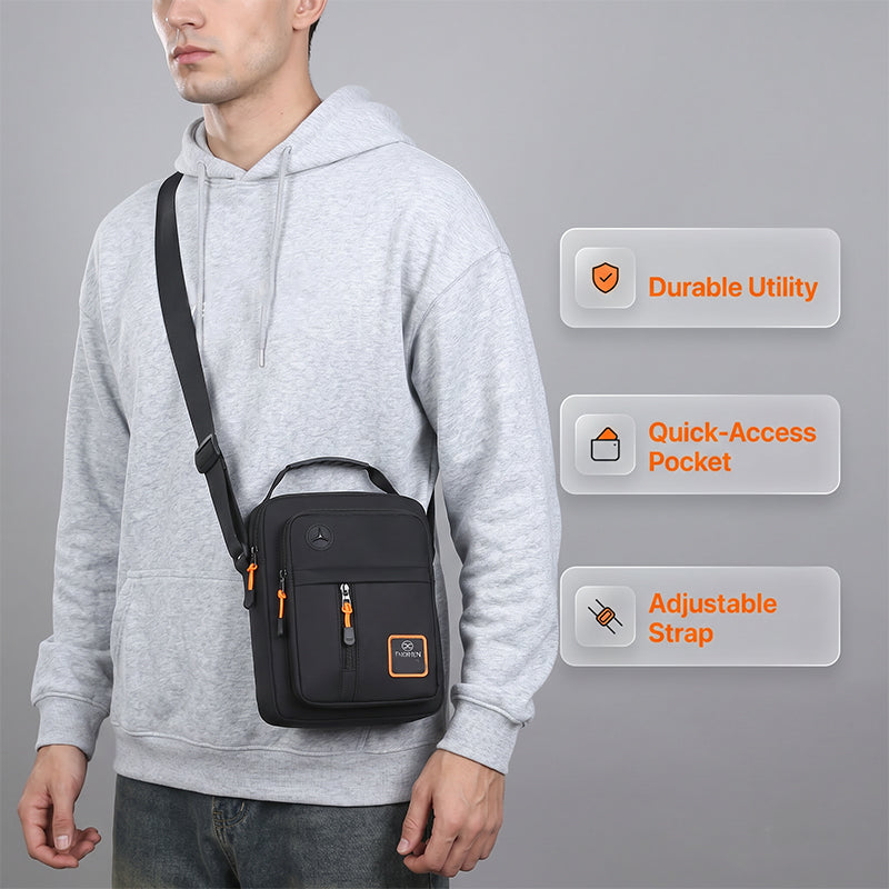 Bolso Bandolera Chico para Hombre de Tela Oxford