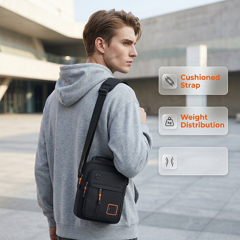 Bolso Bandolera Chico para Hombre de Tela Oxford