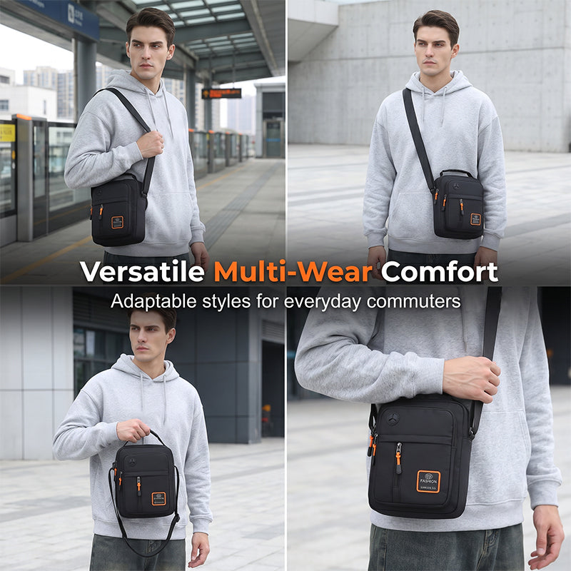 Bolso Bandolera Chico para Hombre de Tela Oxford
