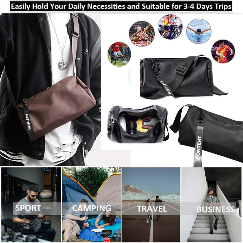 Bolso Bombonera de Piel Sintética para Hombre