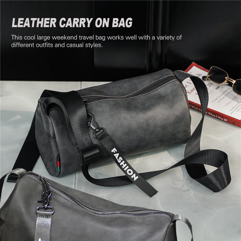Bolso Bombonera de Piel Sintética para Hombre