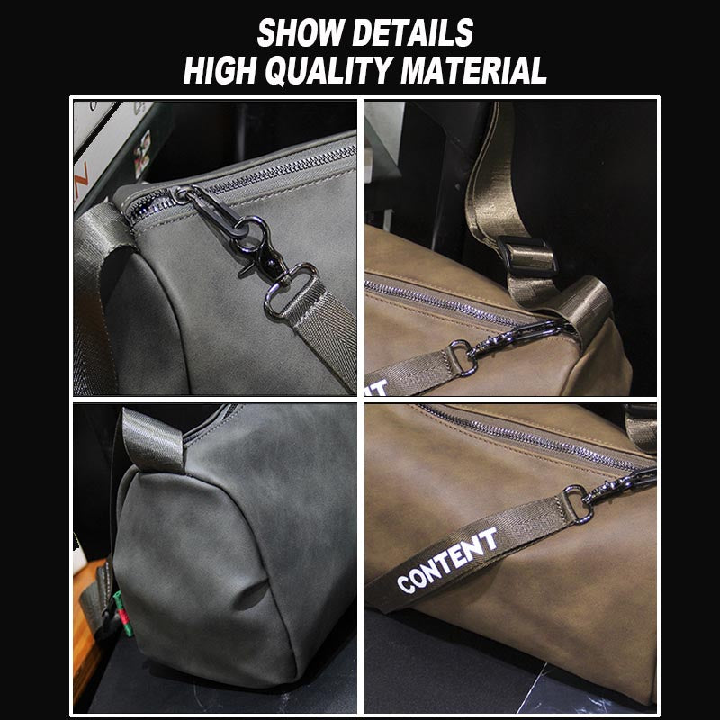 Bolso Bombonera de Piel Sintética para Hombre