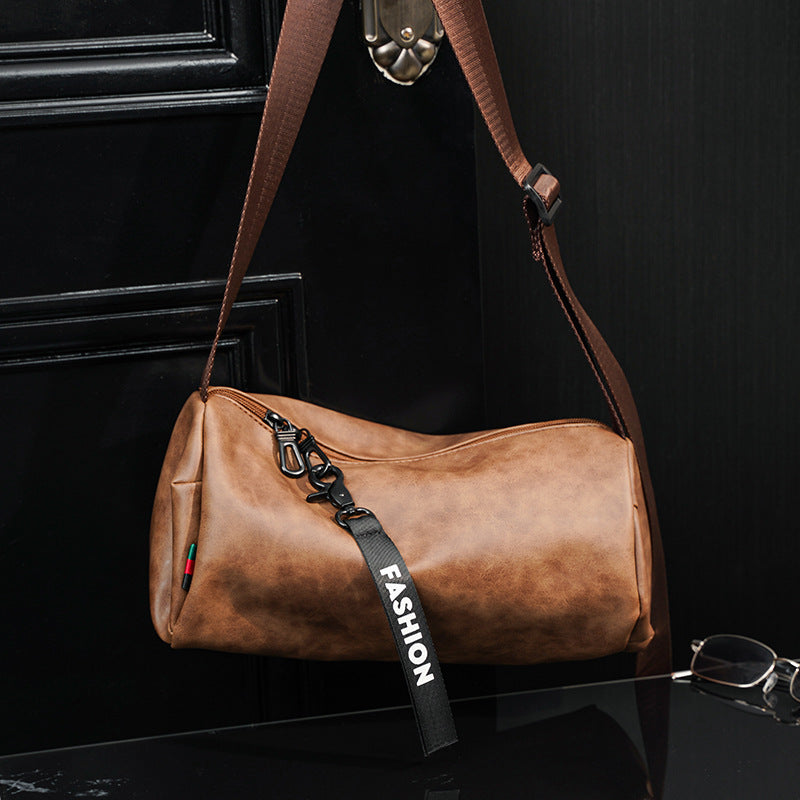 Bolso Bombonera de Piel Sintética para Hombre