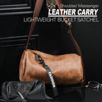 Bolso Bombonera de Piel Sintética para Hombre