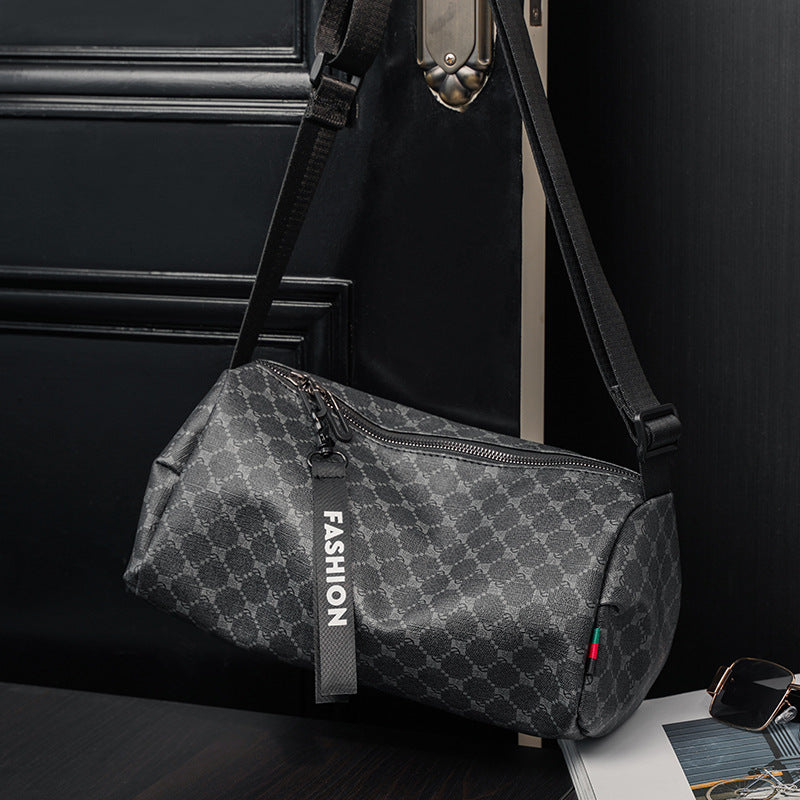 Bolso Bombonera de Piel Sintética para Hombre