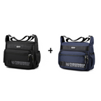 Bolso Mensajero para Hombre Resistente al Agua Multibolsillos