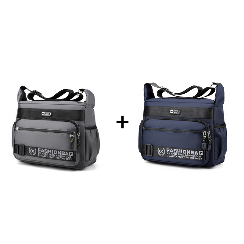 Bolso Mensajero para Hombre Resistente al Agua Multibolsillos