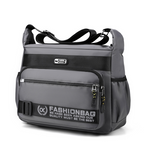 Bolso Mensajero para Hombre Resistente al Agua Multibolsillos