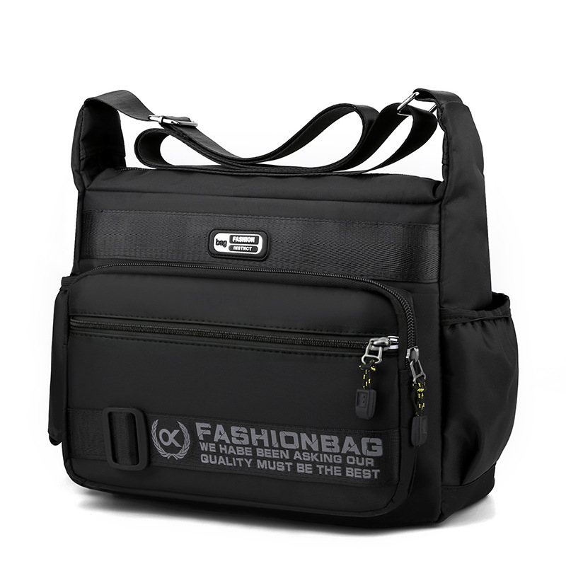 Bolso Mensajero para Hombre Resistente al Agua Multibolsillos