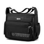 Bolso Mensajero para Hombre Resistente al Agua Multibolsillos