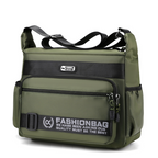 Bolso Mensajero para Hombre Resistente al Agua Multibolsillos