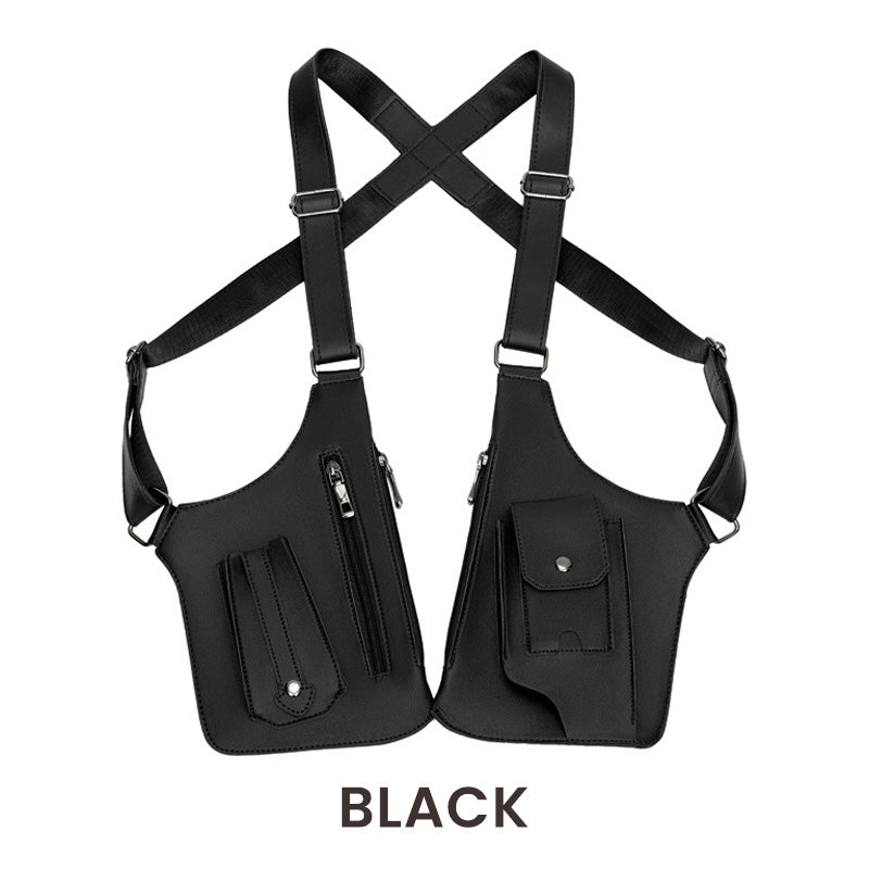 Bolso Táctico Antirrobo para Hombre con Doble Correa