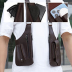 Bolso Táctico Antirrobo para Hombre con Doble Correa