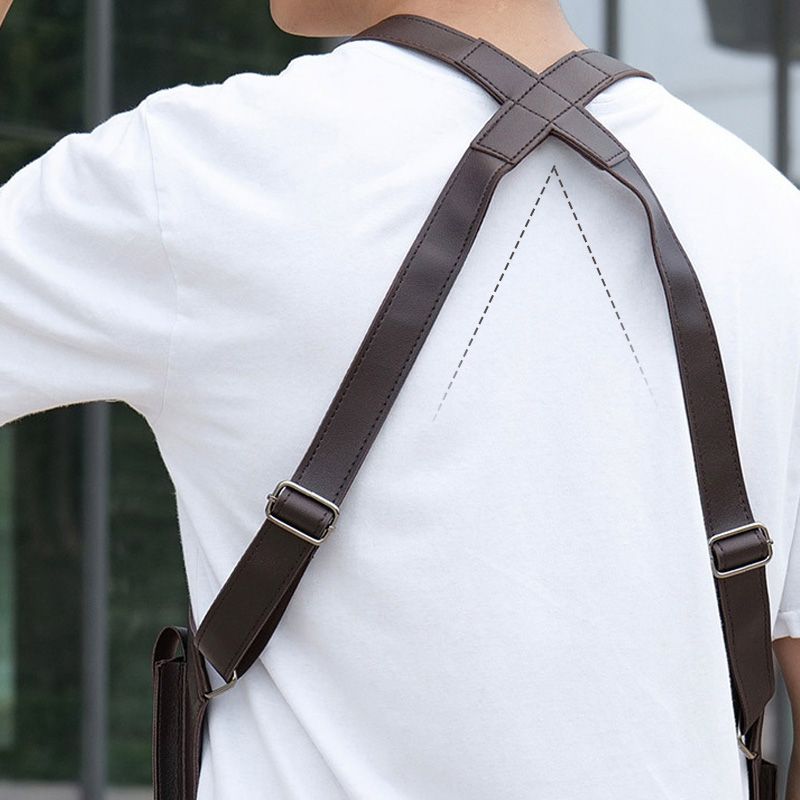 Bolso Táctico Antirrobo para Hombre con Doble Correa