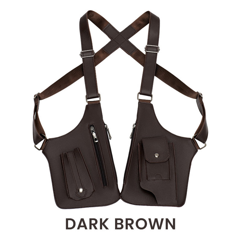Bolso Táctico Antirrobo para Hombre con Doble Correa