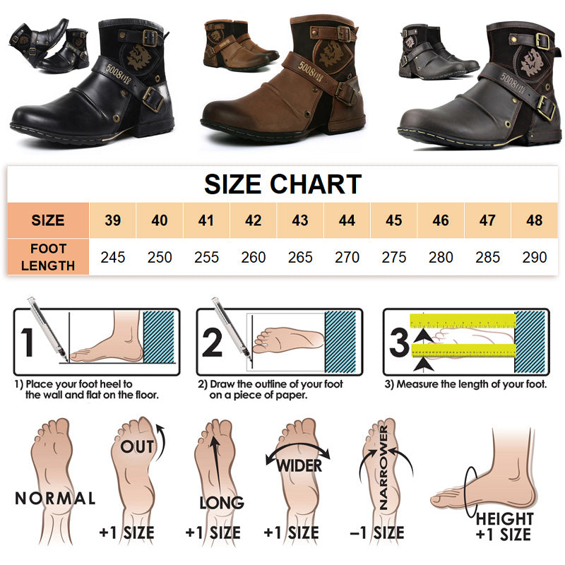 Botas Vaqueras de Piel para Hombre Estilo Western