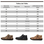 Botines Casuales de Piel para Hombre con Cierre